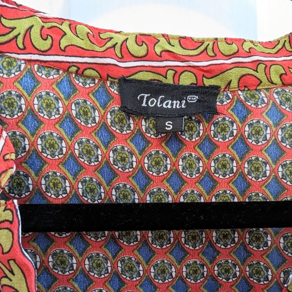 100% Silk Tahani Dress Size Small - Picture 6 of 6